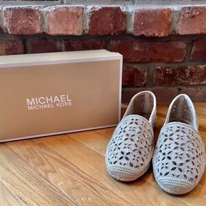 Michael Kors Tan Darci Slip-On Espadrilles
